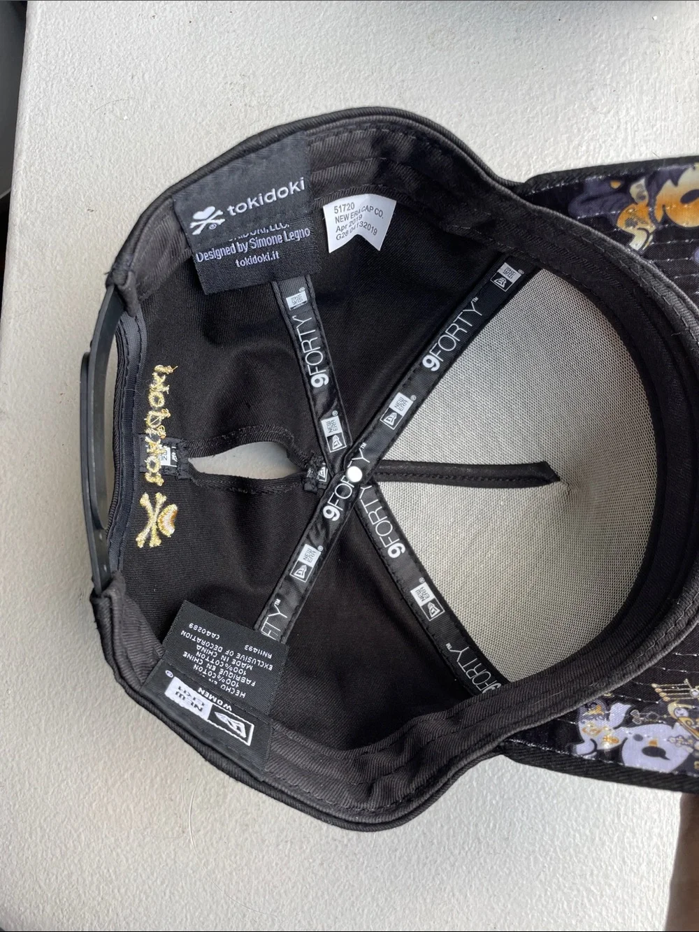 Black Gold tokidoki Caviar Mermicorn baseball dad hat